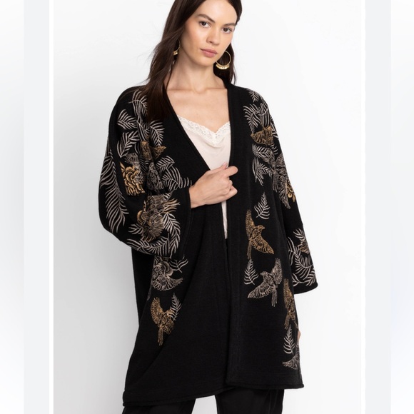 Johnny Was BIYA PAJARO KIMONO - Picture 2 of 12